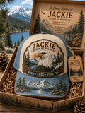 Unisex Retro Jackie Memorial Wild Free Forever Print Hat