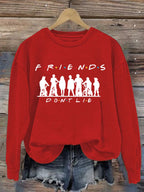 Women's Casual Print Long Sleeve Sweatshirt