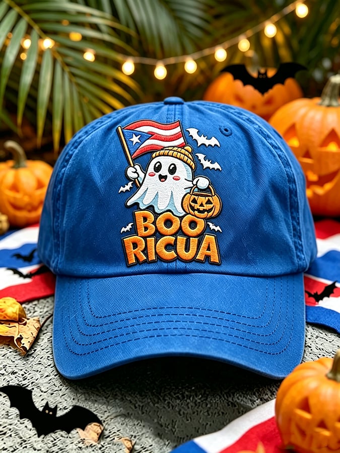 Unisex Puerto Rico Halloween Printed Hat