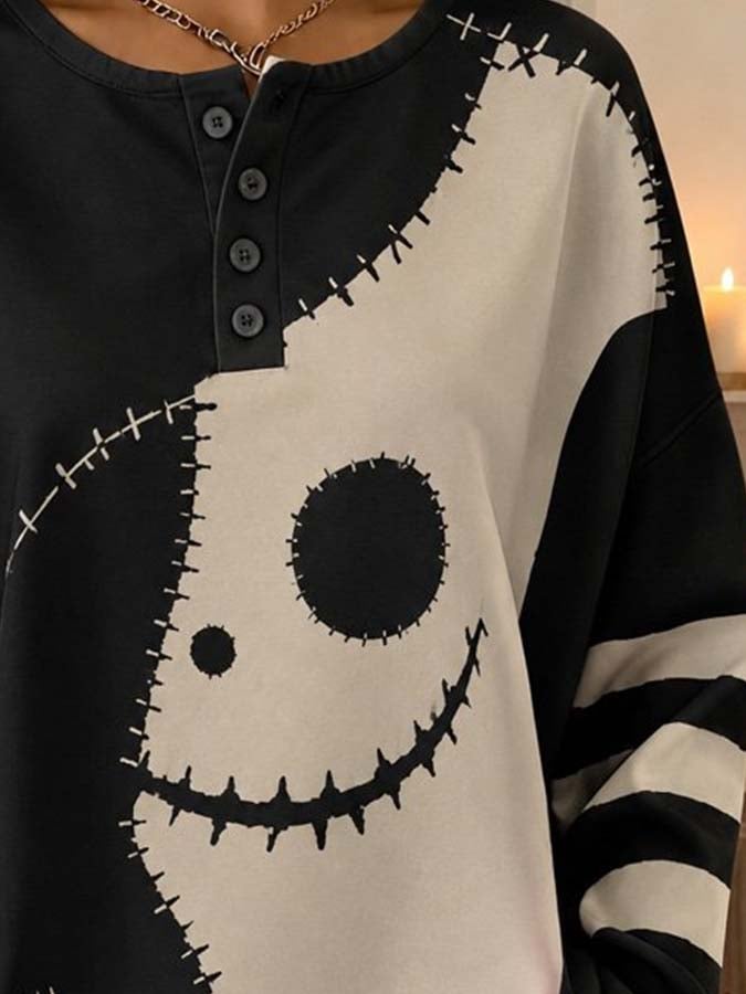 Women'S Casual Printed Hoodie
