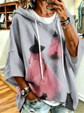 Women's Casual Printed Loose Sweatshirt