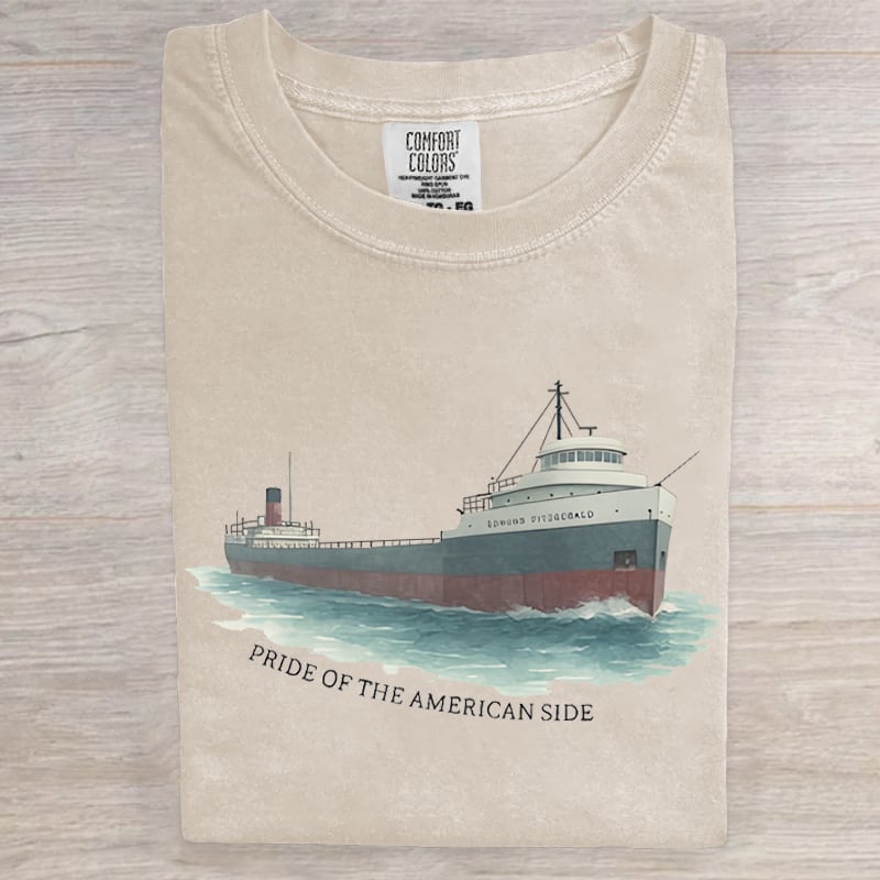 Pride Of The American Side Edmund Fitzgerald Art Print T-Shirt