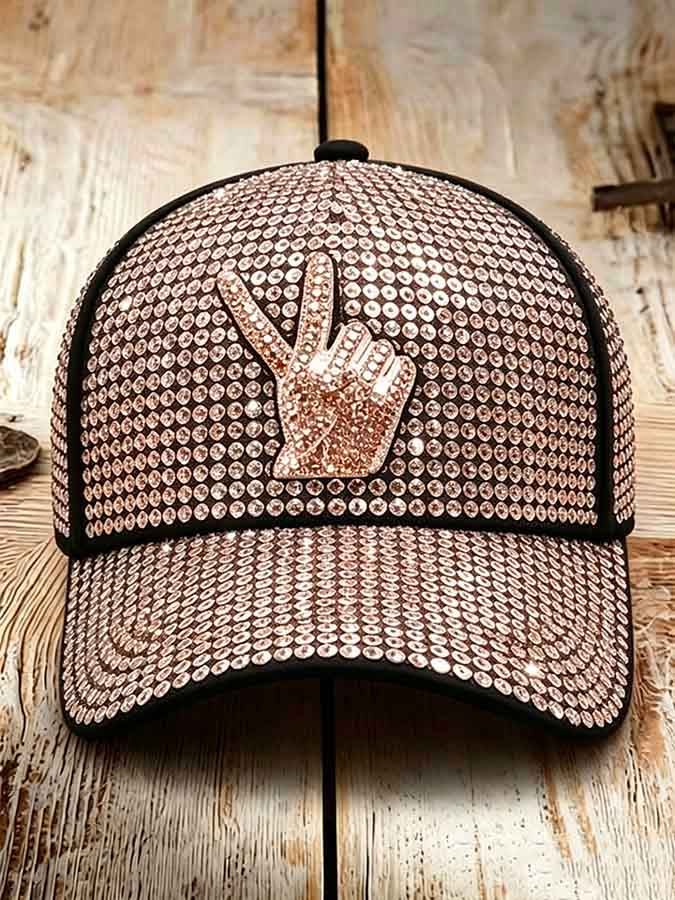 Unisex Retro Commemorative Baseball Cap: "King of Pop" Faux-Sequin Print Edition