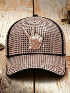 Unisex Retro Commemorative Baseball Cap: "King of Pop" Faux-Sequin Print Edition