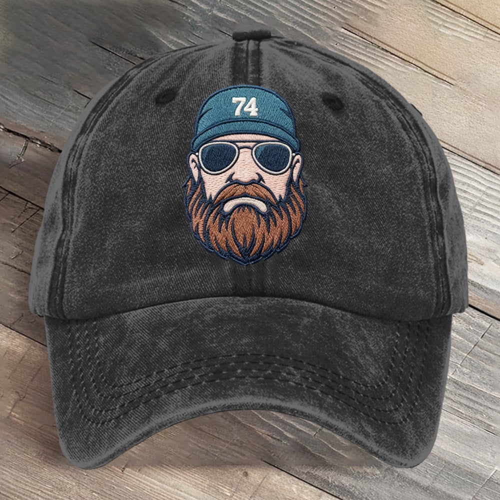 A True Jet 74 Football Art Printed Cap