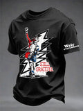 Men's Still Grateful Printed Casual T-shirt
