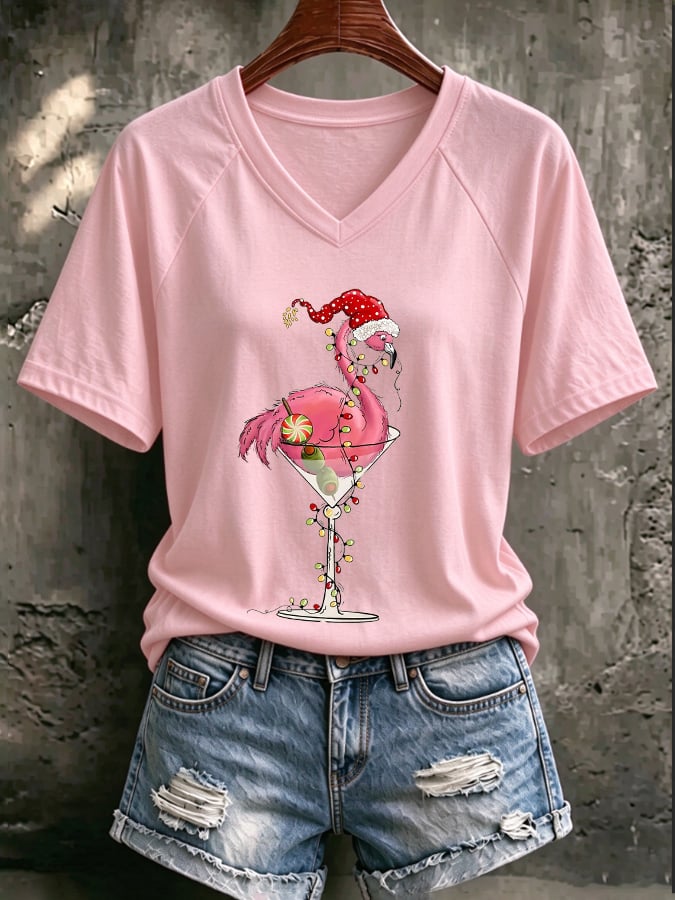 Women's Casual Printed Short-Sleeve T-Shirt
