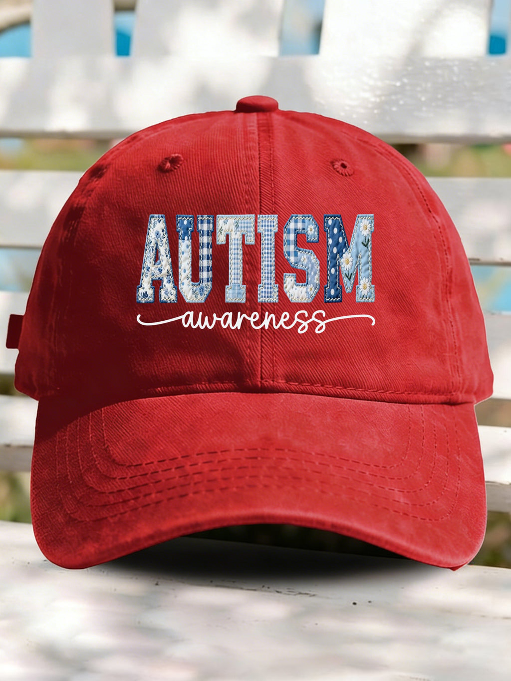 Autism Awareness Print Baseball Cap