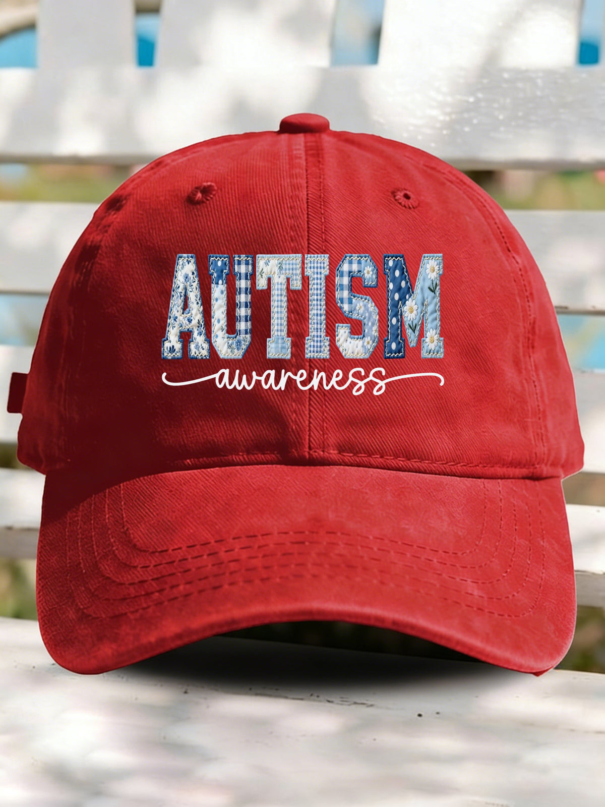 Autism Awareness Print Baseball Cap