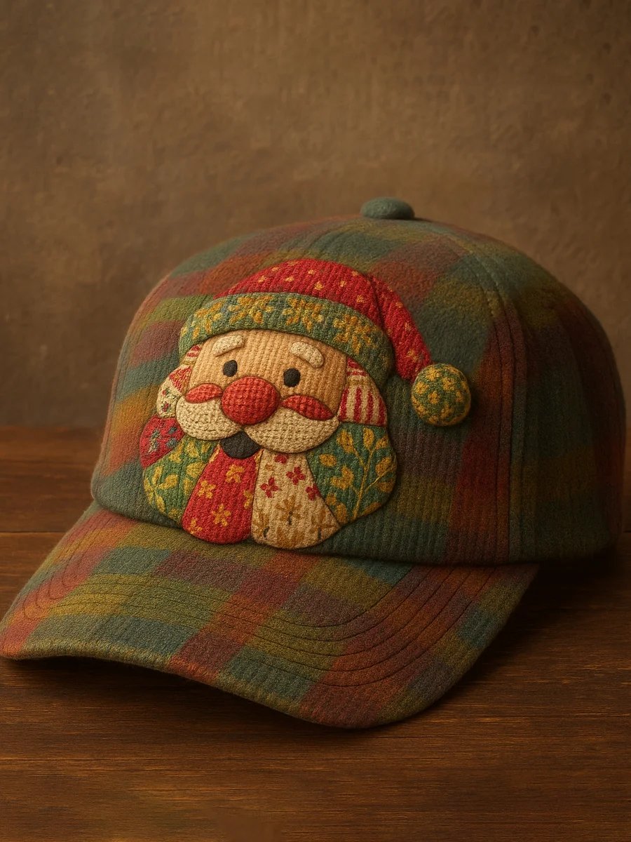 Christmas-Themed Art Print Baseball Cap