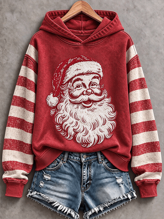 Women's Casual Printed Long-Sleeve Sweatshirt