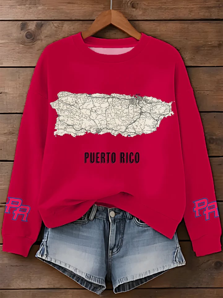 Puerto RIco Benito Bowl Printed Sweatshirt