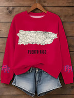 Puerto RIco Benito Bowl Printed Sweatshirt