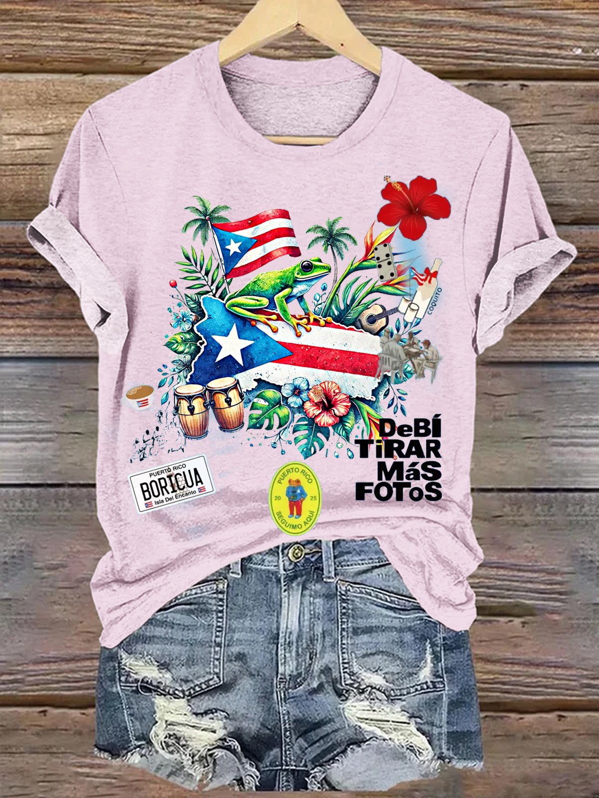 Women's Singer Crew Neck Print T-shirt