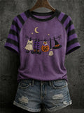 Women's Halloween Print T-Shirt