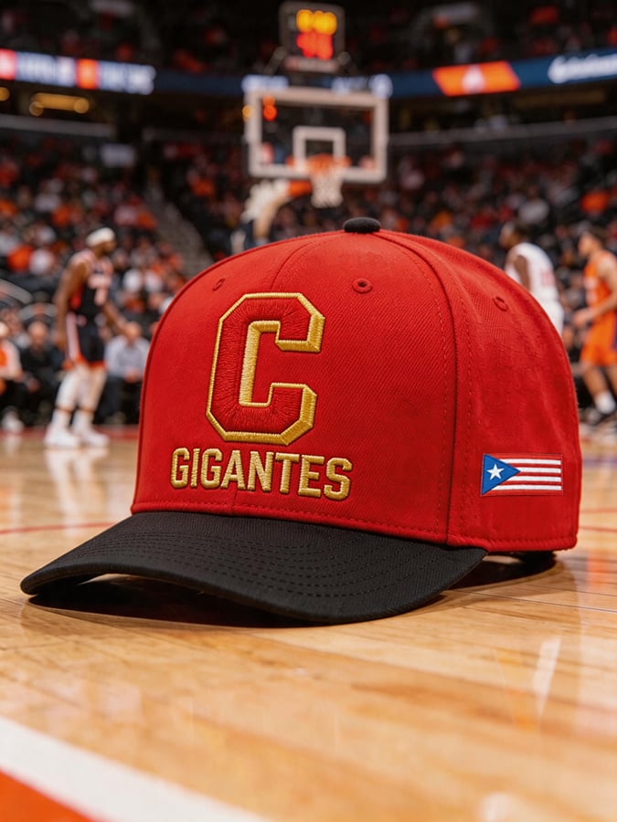 Puerto Rican Basketball Printed Cap