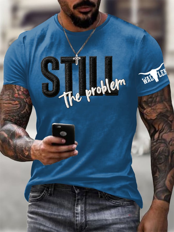 Men's Music Tour Print short-sleeved T-shirt
