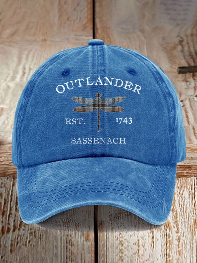 Retro Outlander Est 1743 Sassenach Printed Baseball Cap