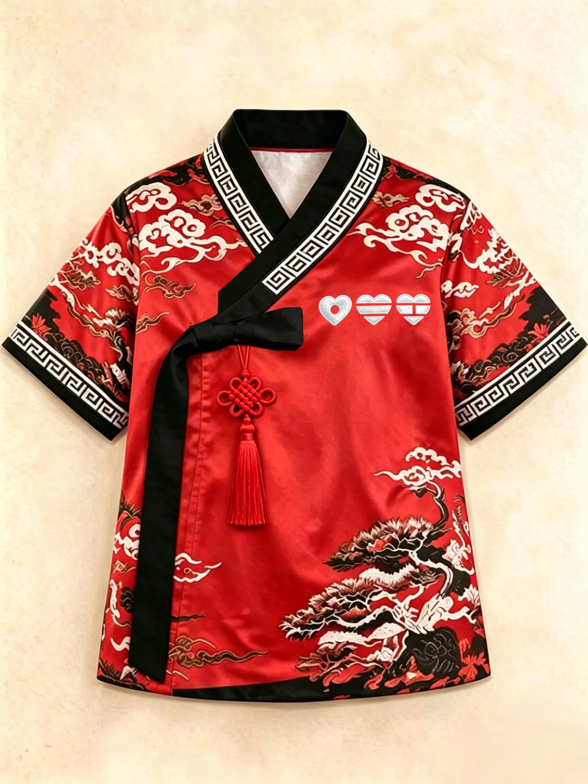 Women Concert-Inspired Jeogori Hanbok Top With Tassel