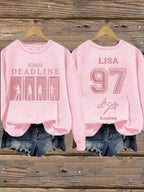 Women's Music Art Print Sweatshirt