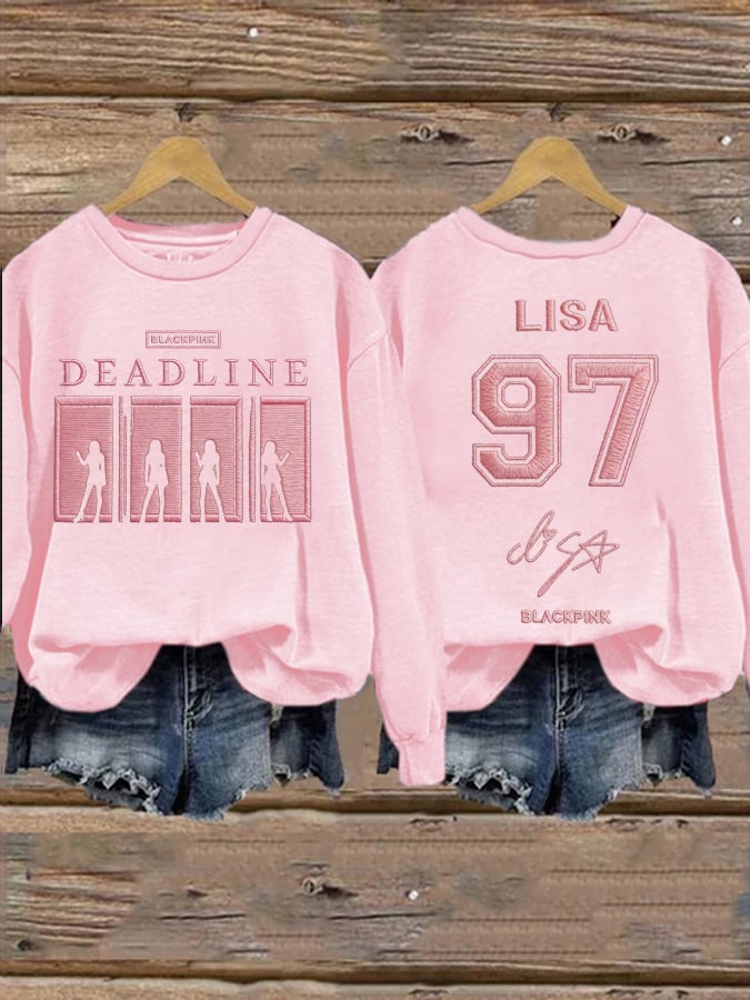 Women's Music Art Print Sweatshirt