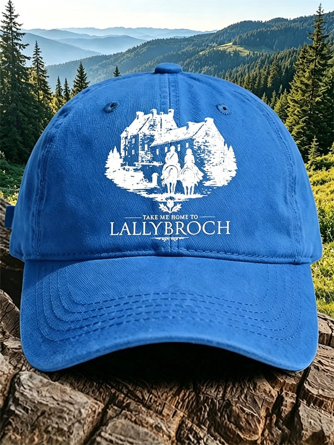 Retro Take Me Home To Lallybroch Print Baseball Cap
