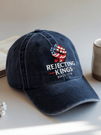 Unisex 'Rejecting Kings Since 1776 ' Embroidery Hat