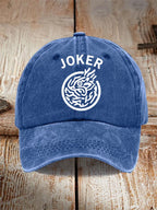 Men's and women's mahjong print hats