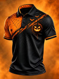 Men's Halloween Short-Sleeve Polo Shirt