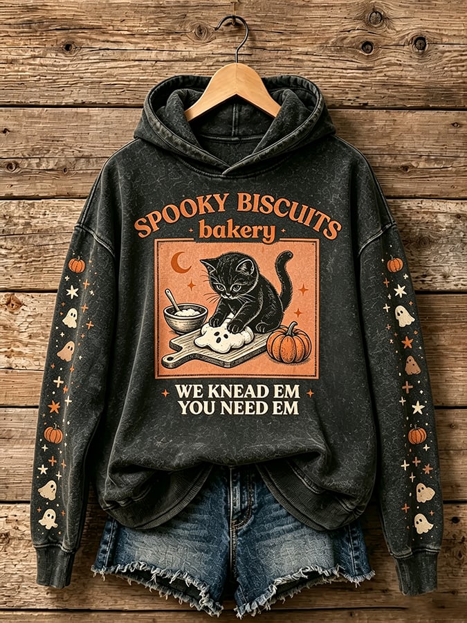 Women's Halloween  Printed Sweatshirt
