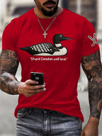 Men's Hockey Romance Print T-Shirt