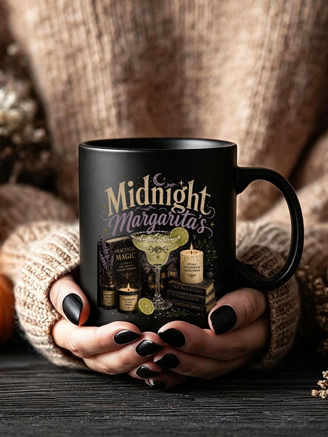 Retro Midnight Margaritas Print Mug