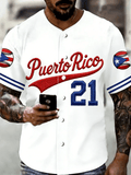 Men's Puerto Rico Baseball Jersey
