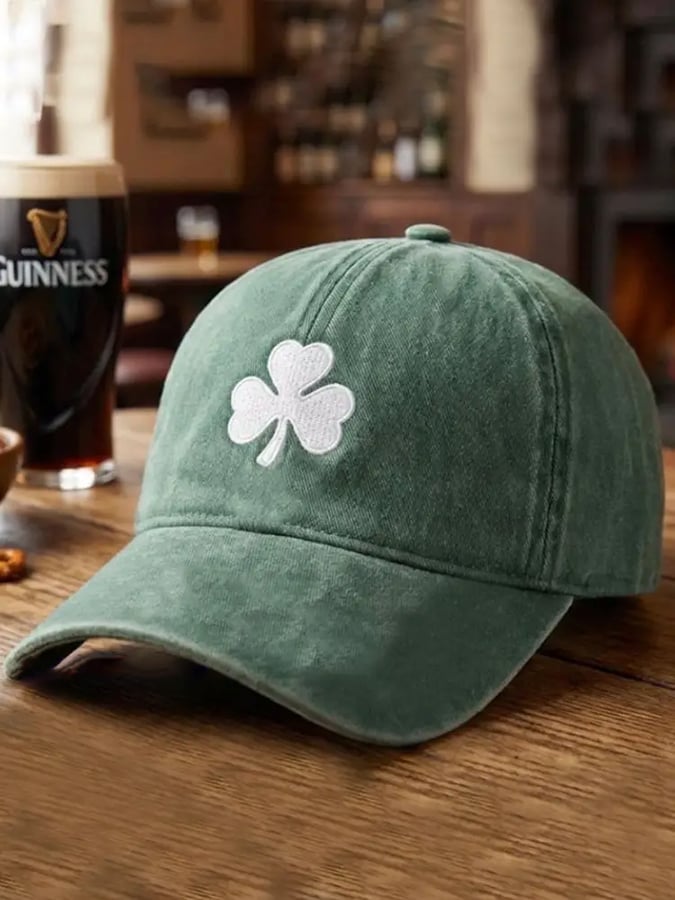 Unisex St. Patrick's Day Shamrock Art Print Hat