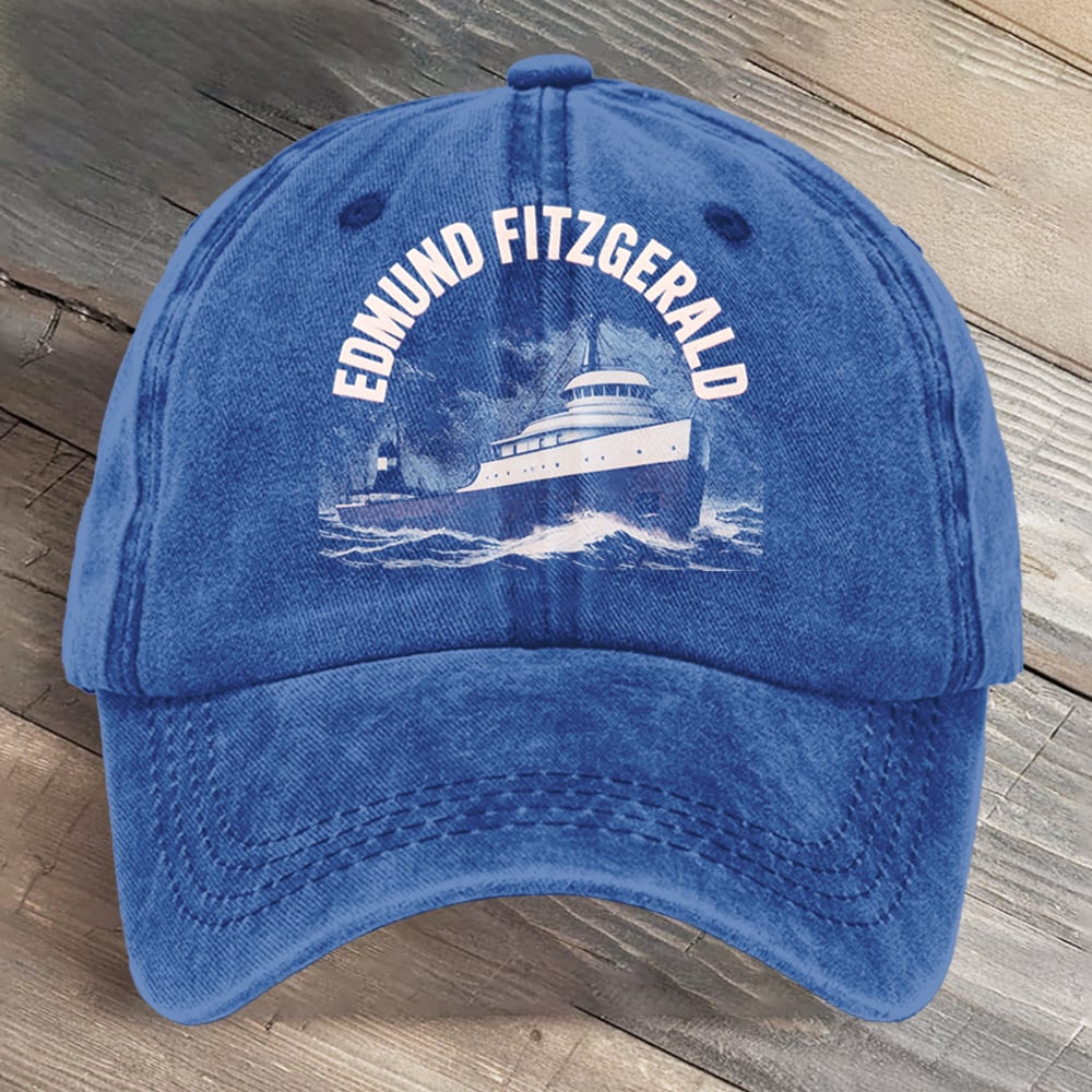 Edmund Fitzgerald Art Printed Cap