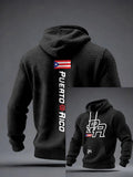 Men's Puerto Rico Print Hoodie