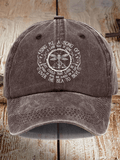 Unisex Distressed Washed Cotton Hot TV Series Hat