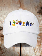 Retro Animals Print Baseball Cap