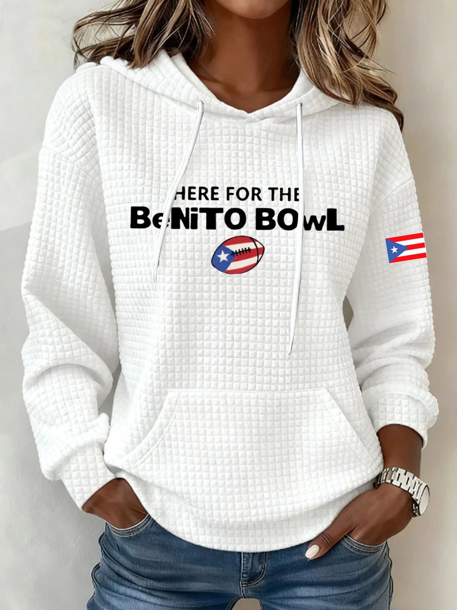 Women's casual hooded sweatshirt