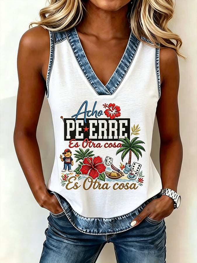 Women's Puerto Rico Printed Top