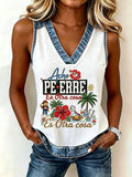 Women's Puerto Rico Printed Top