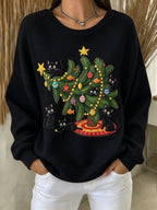 Women's Christmas Print Sweatshirt