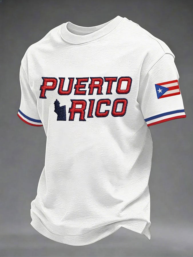 Men's Baseball Print T-Shirt