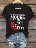 Women's Halloween Printed Casual T-Shirt