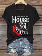Women's Halloween Printed Casual T-Shirt