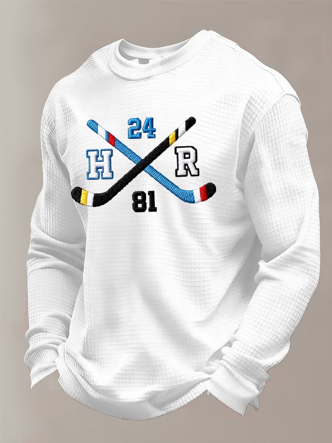 Men's Hockey Romance Waffle T-Shirt
