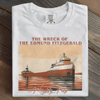 The Wreck Of The Edmund Fitzgerald Art Print Casual T-Shirt