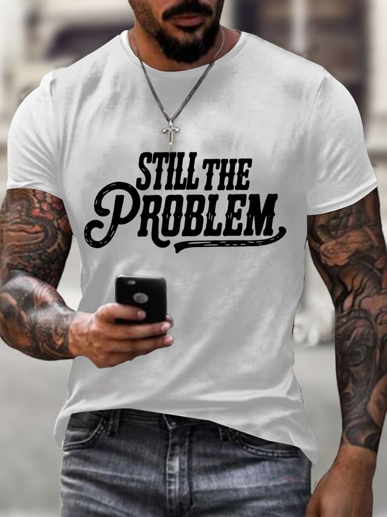 Men's Music Tour Print short-sleeved T-shirt