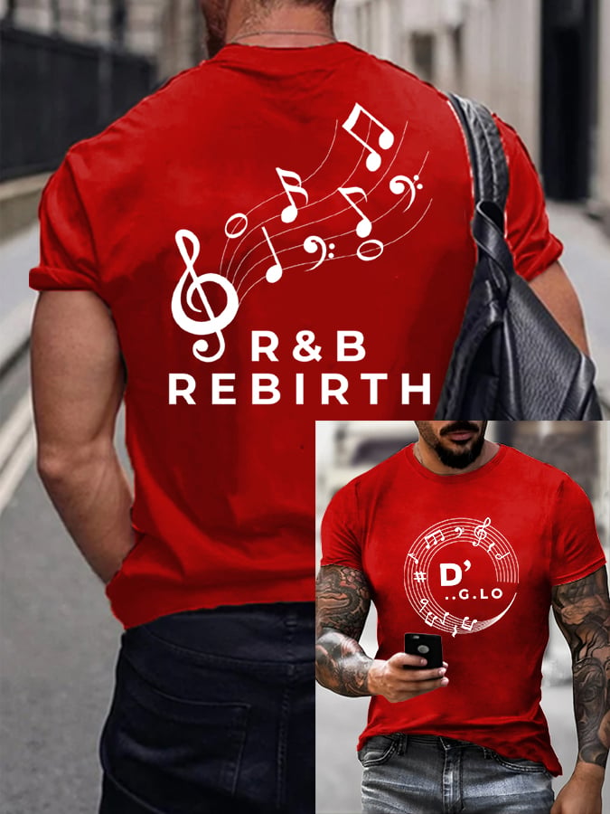 Men's  Neo Soul Printed Casual T-shirt