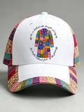 Unisex She Is Clothed With Strength And Dignity Patchwork Print Country Music Legend Tribute Baseball Cap